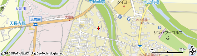 宮崎県都城市下長飯町371周辺の地図