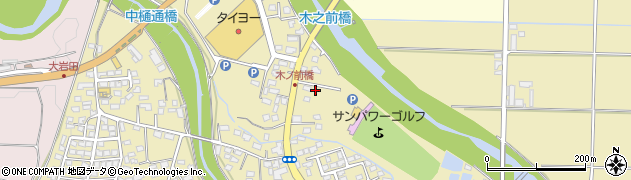 宮崎県都城市下長飯町2062周辺の地図