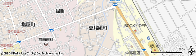 鹿児島県いちき串木野市恵比須町周辺の地図