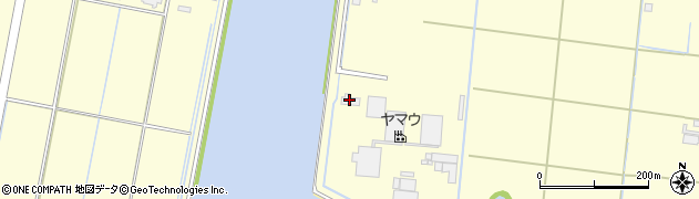 株式会社ヤマウ　鹿児島工場周辺の地図