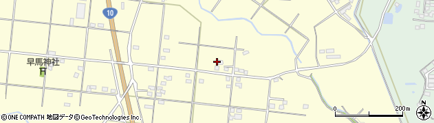 宮崎県都城市平塚町10319周辺の地図