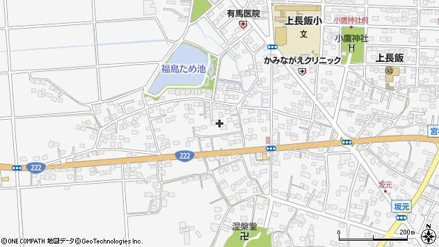 〒885-0042 宮崎県都城市上長飯町の地図