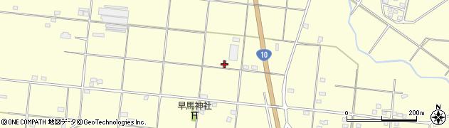 宮崎県都城市平塚町10078周辺の地図