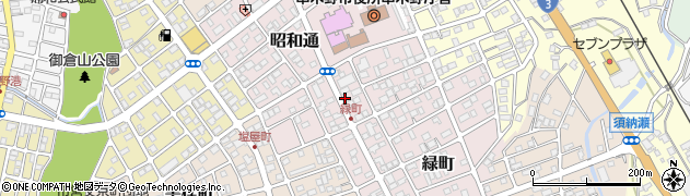 鹿児島県いちき串木野市昭和通180周辺の地図