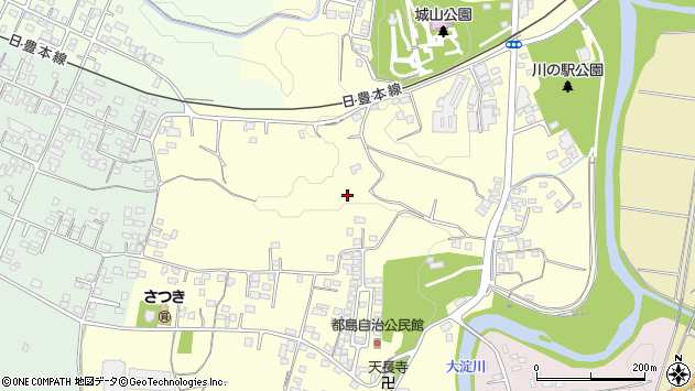 〒885-0083 宮崎県都城市都島町の地図