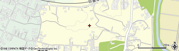 宮崎県都城市都島町周辺の地図