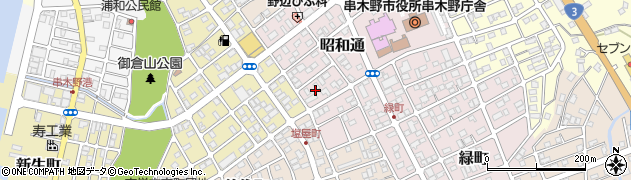鹿児島県いちき串木野市昭和通224周辺の地図