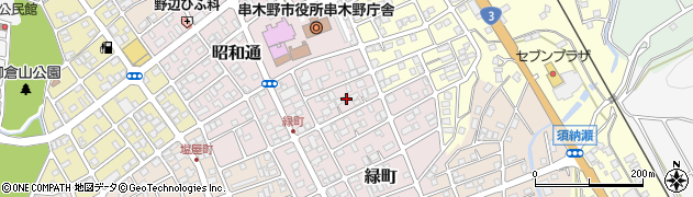 鹿児島県いちき串木野市昭和通160周辺の地図