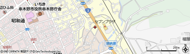 鹿児島県いちき串木野市住吉町6536周辺の地図