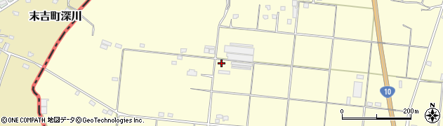 宮崎県都城市平塚町9856周辺の地図