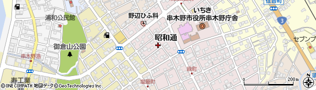 鹿児島県いちき串木野市昭和通256周辺の地図