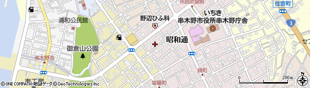 鹿児島県いちき串木野市昭和通271周辺の地図