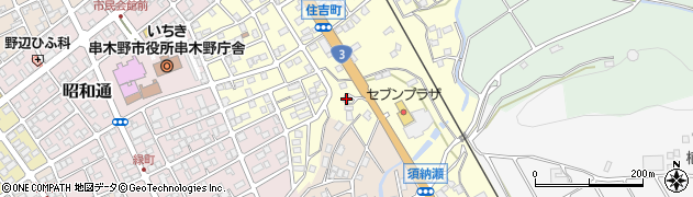 鹿児島県いちき串木野市住吉町11297周辺の地図