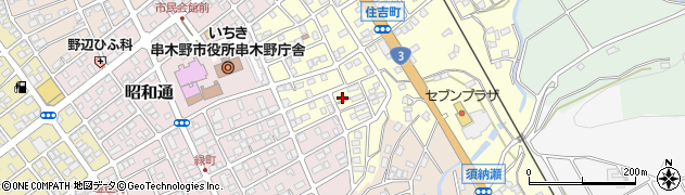 鹿児島県いちき串木野市住吉町195周辺の地図
