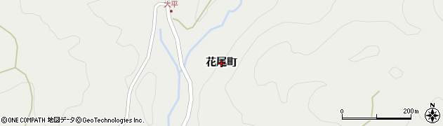 鹿児島県鹿児島市花尾町周辺の地図