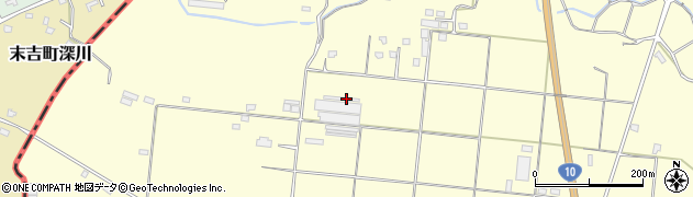宮崎県都城市平塚町9897周辺の地図