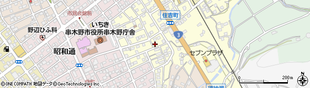 鹿児島県いちき串木野市住吉町27周辺の地図