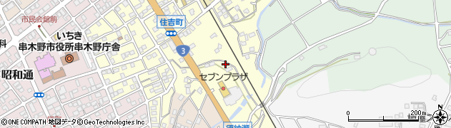鹿児島県いちき串木野市住吉町11305周辺の地図