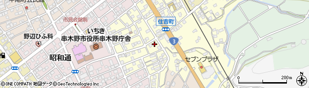 鹿児島県いちき串木野市住吉町24周辺の地図
