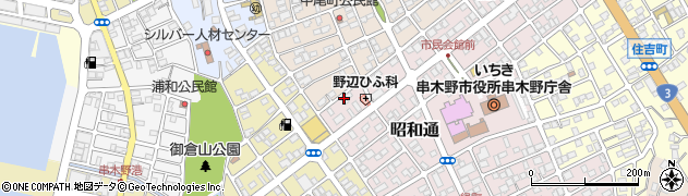 鹿児島県いちき串木野市昭和通27周辺の地図