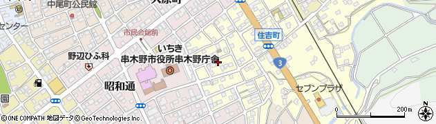 鹿児島県いちき串木野市住吉町158周辺の地図