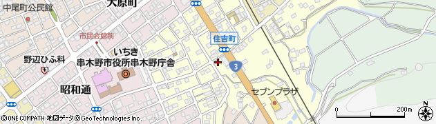 鹿児島県いちき串木野市住吉町10周辺の地図