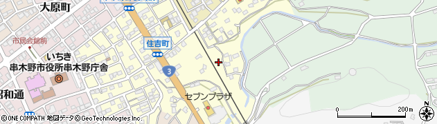 鹿児島県いちき串木野市住吉町11317周辺の地図