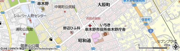 鹿児島県いちき串木野市昭和通103周辺の地図