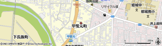 宮崎県都城市甲斐元町14周辺の地図