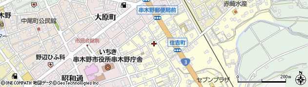 鹿児島県いちき串木野市住吉町39周辺の地図