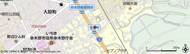 鹿児島県いちき串木野市住吉町115周辺の地図
