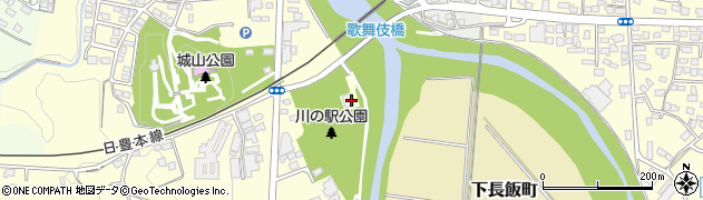 川の駅公園周辺の地図