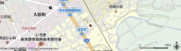 鹿児島県いちき串木野市住吉町101周辺の地図