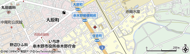 鹿児島県いちき串木野市住吉町77周辺の地図