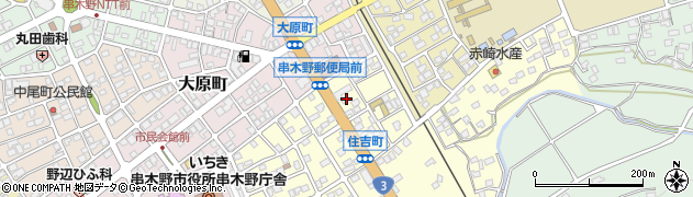 鹿児島県いちき串木野市住吉町74周辺の地図