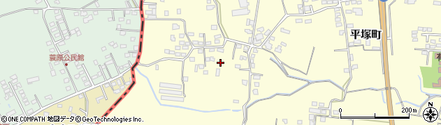 宮崎県都城市平塚町3211周辺の地図