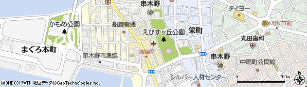 鹿児島県いちき串木野市港町周辺の地図