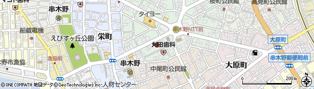 サラダ館　串木野旭町店周辺の地図