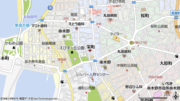 〒896-0013 鹿児島県いちき串木野市栄町の地図