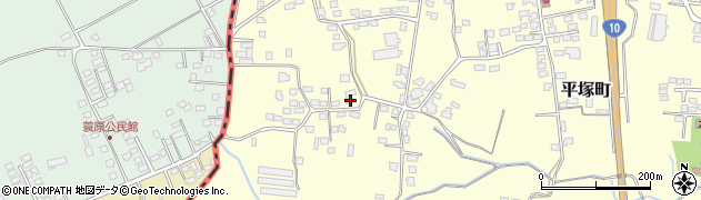 宮崎県都城市平塚町3148周辺の地図