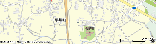 宮崎県都城市平塚町2887周辺の地図