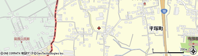 宮崎県都城市平塚町3197周辺の地図