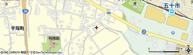 宮崎県都城市平塚町2640周辺の地図