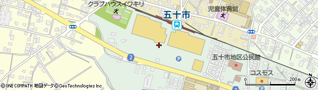 １００円ショップキャンドゥ　スーパーセンターニシムタ五十市店周辺の地図