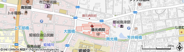 藤元総合病院周辺の地図