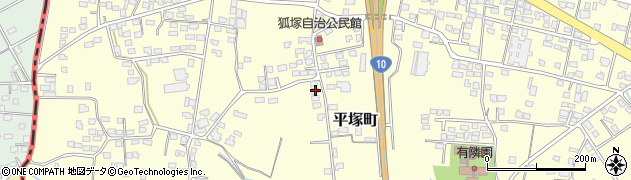 宮崎県都城市平塚町3256周辺の地図