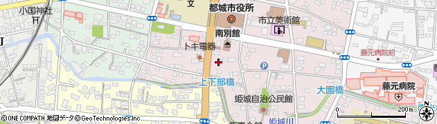 美容室町ムスメ姫城店周辺の地図