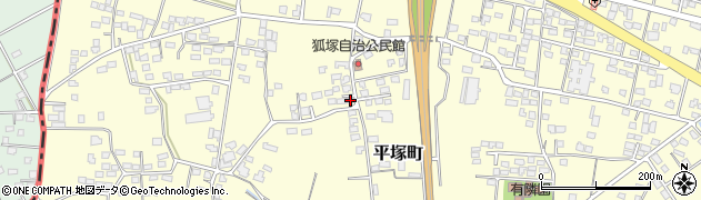 宮崎県都城市平塚町3184周辺の地図