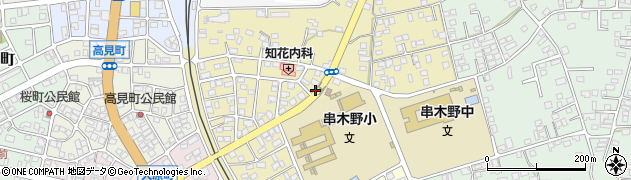 串木野小学校前周辺の地図