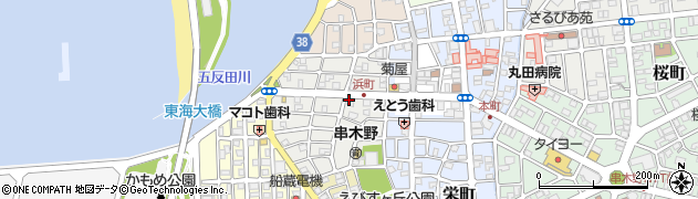 桐原酒店周辺の地図